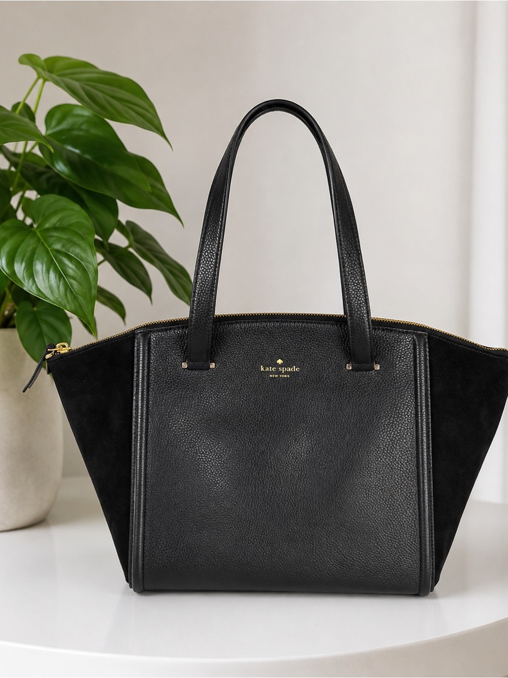 Kate Spade Lewis Drive Alanie tote bag with Suede Two-Tone Tote